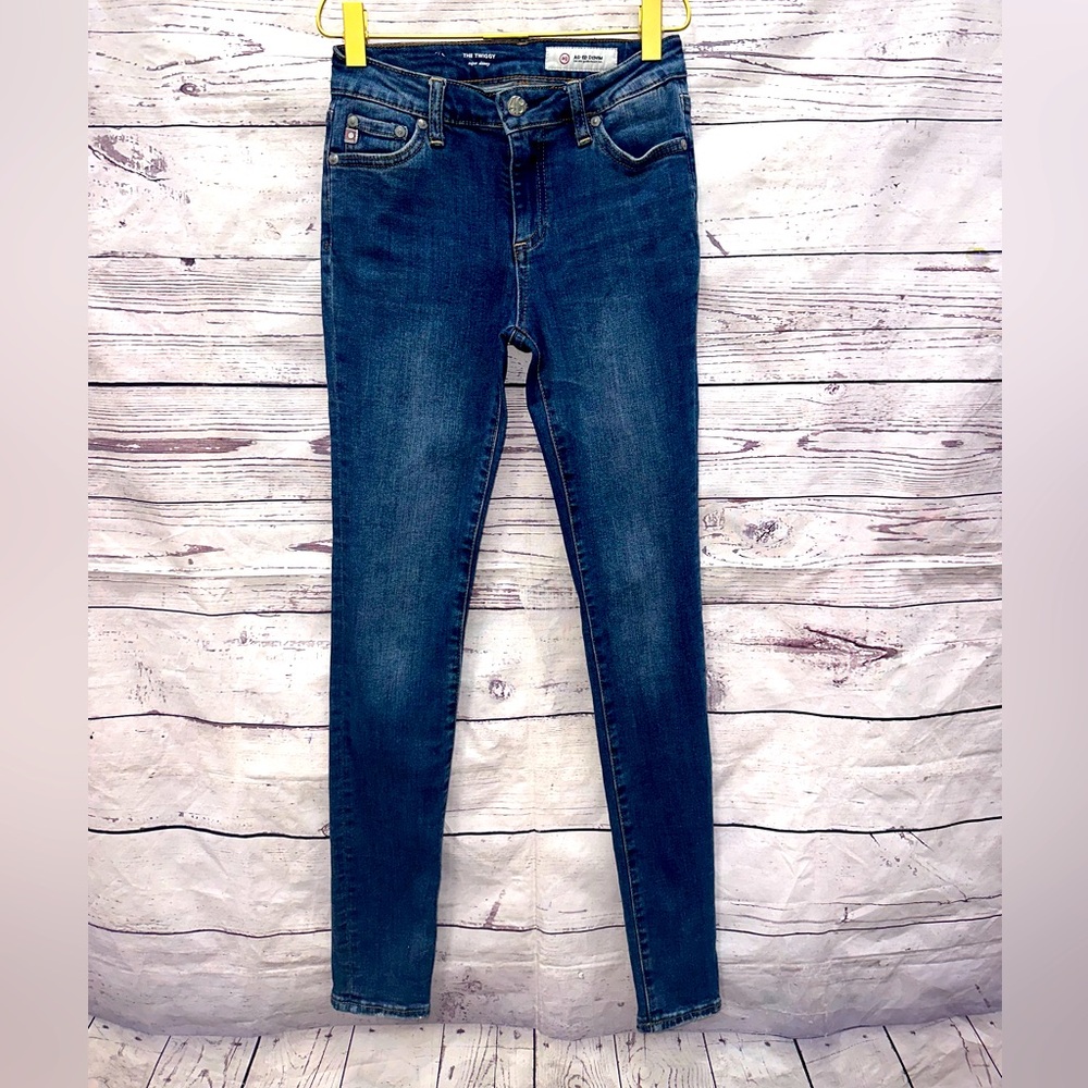 Adriano Goldschmied "The Twiggy Super Skinny" Denim Jeans Size 14